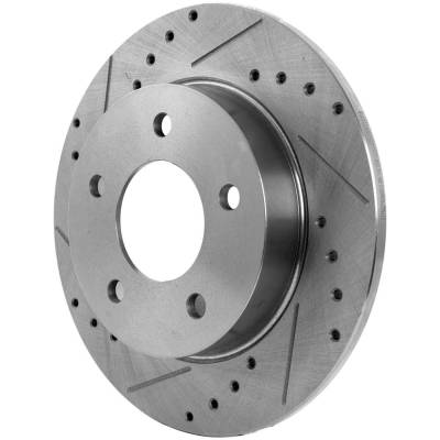 Rareelectrical - New Solid Brake Disc Compatible With Mazda 3 I 4 Cyl 2.0L 3 Gx 4 Cyl 2.0L 3 Sport Gs 4 Cyl 2.0L 3 - Image 5