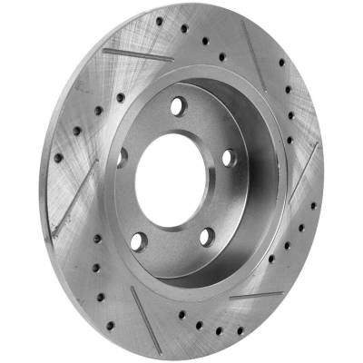 Rareelectrical - New Solid Brake Disc Compatible With Mazda 3 I 4 Cyl 2.0L 3 Gx 4 Cyl 2.0L 3 Sport Gs 4 Cyl 2.0L 3 - Image 9