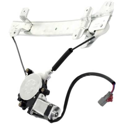Rareelectrical - Left Rear Window Regulator With Motor Compatible With 1998-2004 Acura Rl Base 3.5L V6 (98) Se 3.5L - Image 3