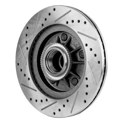 Rareelectrical - Vented Brake Disc Compatible With Ford Lincoln F-150 Heritage Xlt 8 Cyl 5.4L 2004 With Rear Disc - Image 6