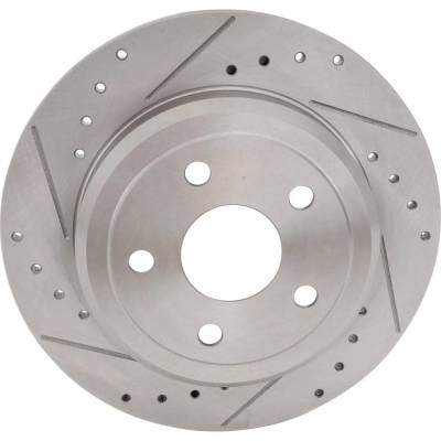 Rareelectrical - Solid Brake Disc Compatible With Dodge Jeep Grand Cherokee Limited 8 Cyl 5.7L Durango Special - Image 3