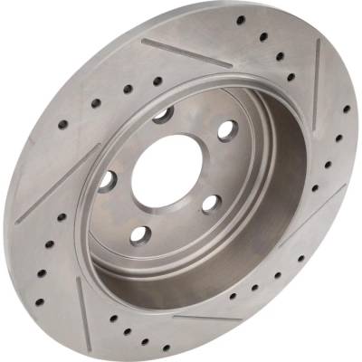 Rareelectrical - Solid Brake Disc Compatible With Dodge Jeep Grand Cherokee Limited 8 Cyl 5.7L Durango Special - Image 2