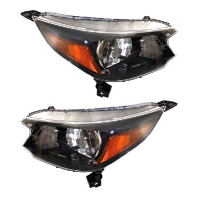 New Pair Of Headlight Compatible With Honda Cr-V Sport 2012-2014 By Part Number 33100-T0a-A01