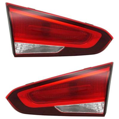 Rareelectrical - Halogen Tail Light Assembly Right Left Pair Compatible With 2017-2018 Kia Forte Ex 2.0L I4 Sedan - Image 2