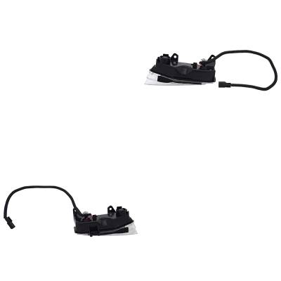 Rareelectrical - Led Turn Signal Light Assembly Right Left Pair Compatible With 2014-2018 Infiniti Q50 Red Sport 400 - Image 2