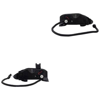 Rareelectrical - Led Turn Signal Light Assembly Right Left Pair Compatible With 2014-2018 Infiniti Q50 Red Sport 400 - Image 5