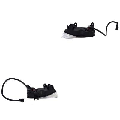 Led Turn Signal Light Assembly Right Left Pair Compatible With 2014-2024 Infiniti Q50 Premium Red