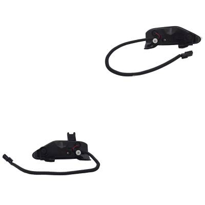 Rareelectrical - Led Turn Signal Light Assembly Right Left Pair Compatible With 2014-2024 Infiniti Q50 Premium Red - Image 3
