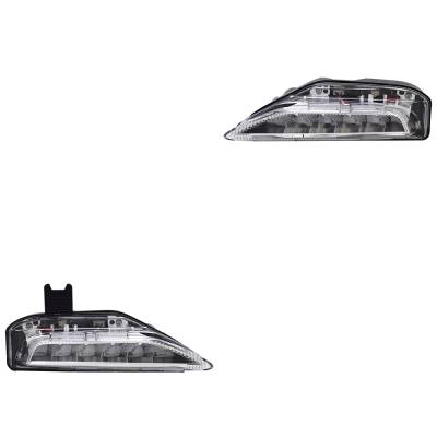 Rareelectrical - Led Turn Signal Light Assembly Right Left Pair Compatible With 2014-2024 Infiniti Q50 Premium Red - Image 4