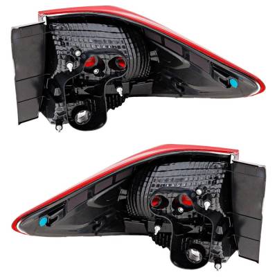 Rareelectrical - Led Tail Light Assembly Right Left Pair Outer Compatible With 2020-2023 Subaru Crosstrek Base 2.0L - Image 3