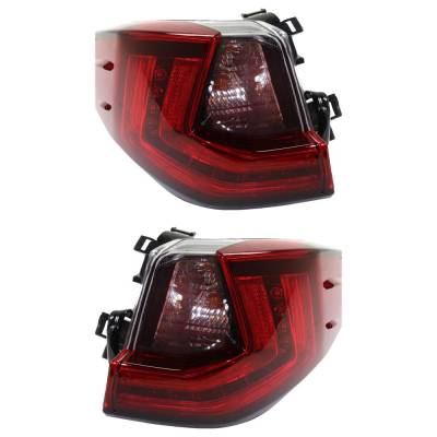 Rareelectrical - Led Tail Light Assembly Right Left Pair Compatible With 2016-2022 Lexus Rx450h Rx450hl Suv - Image 3