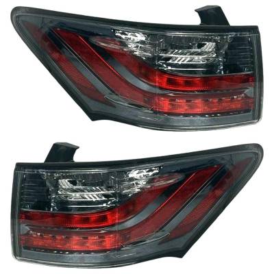 Led Tail Light Assembly Right Left Pair Outer Compatible With 2014-2017 Lexus Ct200h F Sport 1.8L