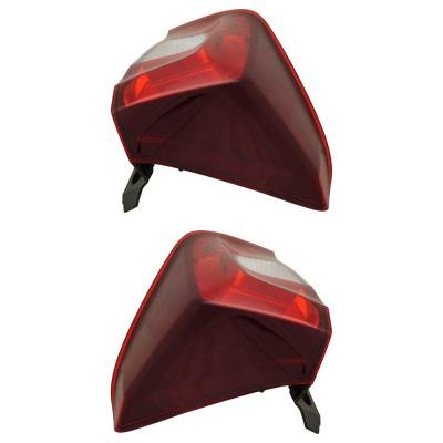 Rareelectrical - Led Tail Light Assembly Right Left Pair Outer Compatible With 2015-2020 Honda Fit Ex 1.5L I4 - Image 6