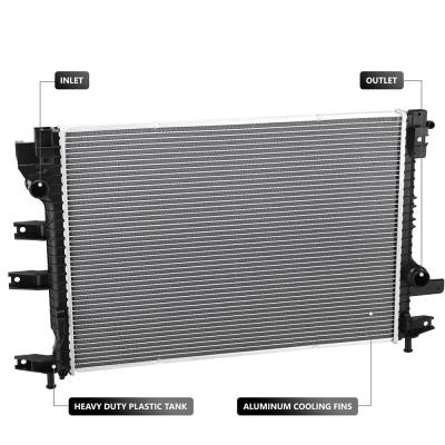 Rareelectrical - Engine Radiator Compatible With 2017-2020 Lincoln 2.0L 3.0L I4 Ea888 Ea837/Ea839 Audi Audi 349Hp - Image 2