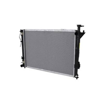 Rareelectrical - Radiator Assembly Compatible With 2010-2012 Hyundai Santa Fe 2.4L L4 2359Cc 13192 762405-92767-1 - Image 1