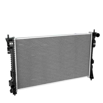 Rareelectrical - Radiator Compatible With 2013-2019 Ford Police Interceptor Sedan 3.5L 3.7L V6 Awd With Engine Oil - Image 3