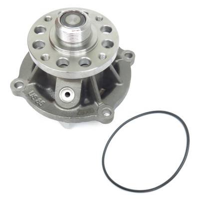 Rareelectrical - New Engine Water Pump Cast Iron Compatible With 2002-2008 International 3200 3300 4200 4300 4400 - Image 2