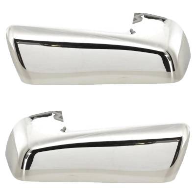 New Pair Of Mirror Cover Compatible With Chevrolet Gmc Silverado 1500 Ltd Lt 8 Cyl 5.3L Sierra 1500