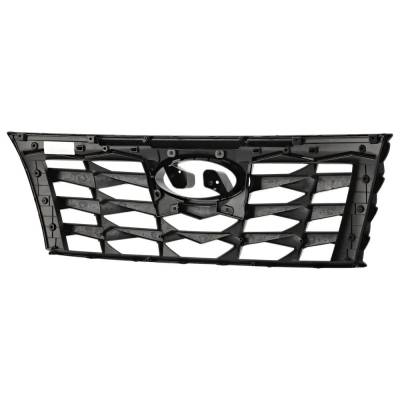 Rareelectrical - New Painted Gray Grille Assembly Compatible With Hyundai Tucson Sel Plug-In Hybrid 4 Cyl 1.6L Tucson - Image 4