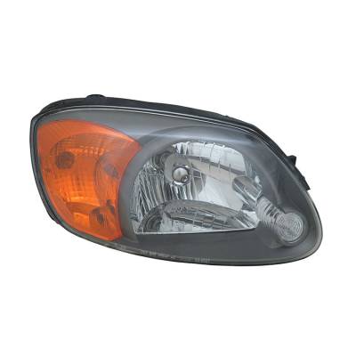 Headlight Assembly Right Passenger Side Compatible With 2003-2006 Hyundai Accent Halogen Clear Lens