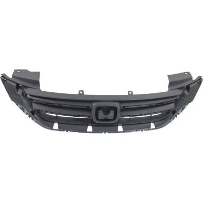 Rareelectrical - New Textured Gray Grille Assembly Compatible With Honda Accord Ex-L 4 Cyl 2.4L Accord Plug-In 4 Cyl - Image 3