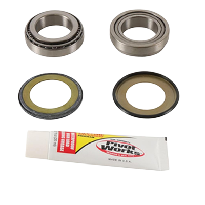 New Steering Stem Bearing Kit Compatible With Honda Crf-R 450Cc 2009-2012 By Part Numbers
