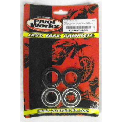 New Front Wheel Bearing Seal Kit Compatible With 1996-2000 Suzuki Rm125 Rm250 96-00 Double-Sealed