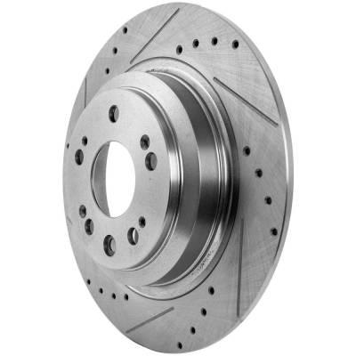 Rareelectrical - New Solid Brake Disc Compatible With Acura Tl Base 6 Cyl 3.5L Tl Sh-Awd 6 Cyl 3.7L 2009-2014 By - Image 3