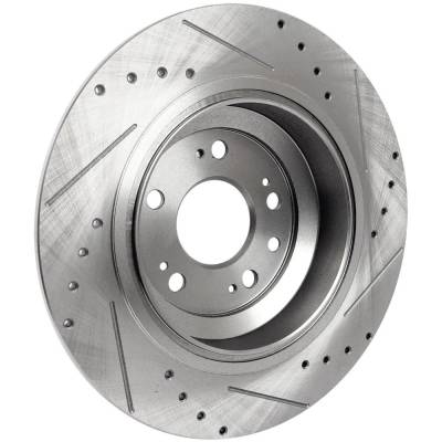 Rareelectrical - New Solid Brake Disc Compatible With Acura Tl Sh-Awd 6 Cyl 3.7L Tl Base 6 Cyl 3.5L 2009-2014 By - Image 5