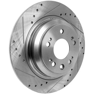 Rareelectrical - New Solid Brake Disc Compatible With Acura Tl Sh-Awd 6 Cyl 3.7L Tl Base 6 Cyl 3.5L 2009-2014 By - Image 2