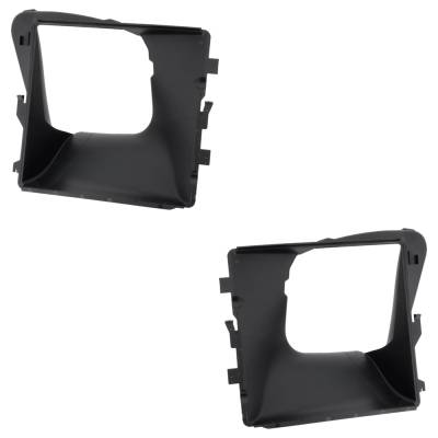 New Front Left Front Section And Right Section Air Intake Duct Compatible With Porsche Cayenne Turbo
