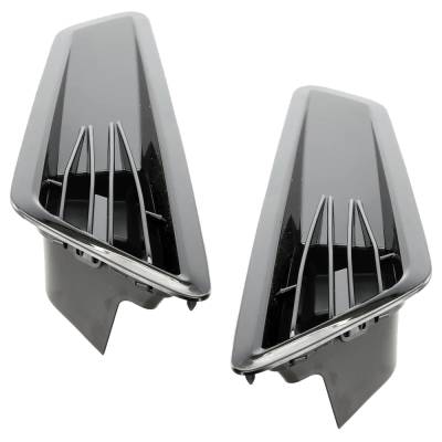 New Pair Of Hood Scoop Compatible With Chevrolet Camaro Ss 2016-2018 By Gm1235136 23403779 Gm1235137