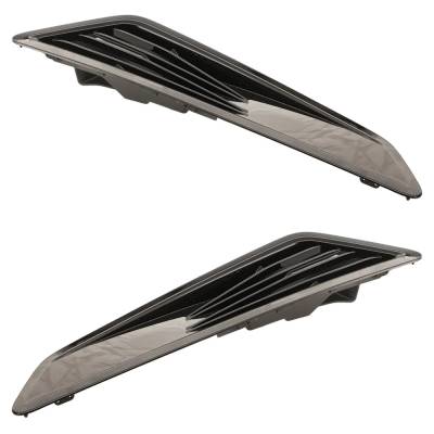 Rareelectrical - New Pair Of Hood Scoop Compatible With Chevrolet Camaro Ss 2016-2018 By Gm1235136 23403779 Gm1235137 - Image 4