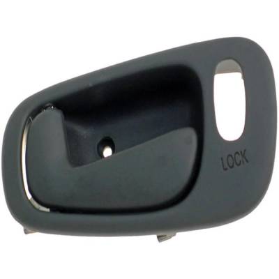 Rareelectrical - Left Front Interior Door Handle Compatible With 1998-2002 Chevrolet Prizm Toyota Corolla Gray - Image 3
