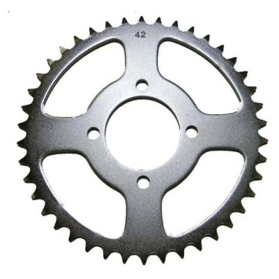 Rear Drive Sprocket 42T 520 Chain Steel Compatible With Kawasaki Lt 160 Quadrunner Lt 230 Quadsport