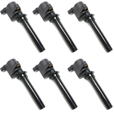 Rareelectrical - New Ignition Coil Compatible With Ford Mazda Mercury Five Hundred Sel 6 Cyl 3.0L Taurus Ses 6 Cyl - Image 2