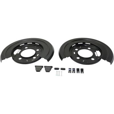 Rareelectrical - New Rear Brake Dust Shields Compatible With Ford F-350 Super Duty Cabela's 10 Cyl 6.8L F-350 Super - Image 5