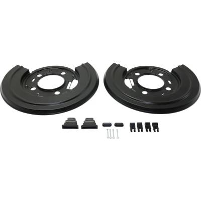 Rareelectrical - New Rear Brake Dust Shields Compatible With Ford F-450 Super Duty Lariat 8 Cyl 6.7L F-250 Super Duty - Image 6