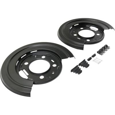 Rareelectrical - New Rear Brake Dust Shields Compatible With Ford F-250 Super Duty Cabela's 8 Cyl 6.4L F-250 Super - Image 3