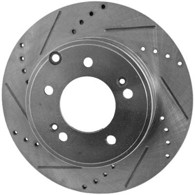 New Solid Brake Disc Compatible With Hyundai Kia Cadenza Limited 6 Cyl 3.3L Optima Hybrid Ex 4 Cyl