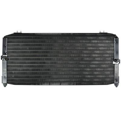 Rareelectrical - A/C Condenser Compatible With 1990-1991 Toyota Camry 2.0L L4 2.5L V6 Serpentine Flow Block Fitting - Image 7