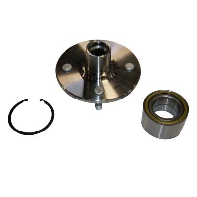Front Wheel Hub Repair Kit Compatible With  4Wd 6-Lug Abs Pre-Assembled Br930588 Br930588k