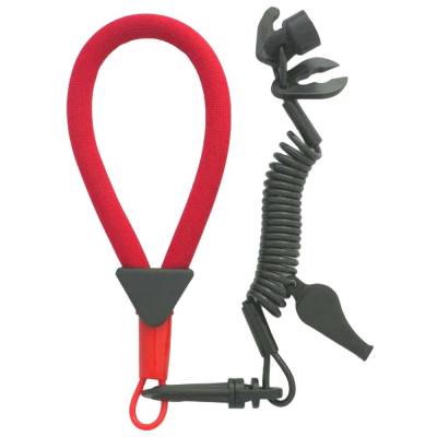 New Multi-End Wrist Red / Black Lanyard By A3221