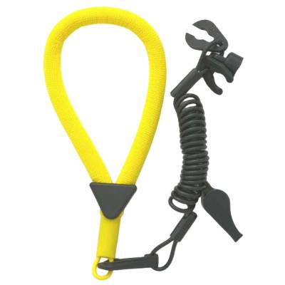 New Multi-End Wrist Yellow / Black Lanyard By A3223