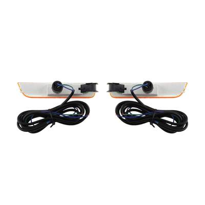 Rareelectrical - New Side Marker Lights Pair Compatible With Volkswagen Passat 2001-05 Vw2551106 3B0945072 - Image 2