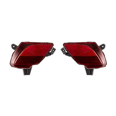 New Pair Of Reflector Lights Compatible With Mazda Cx-5 2013-2016 Ma2830101 Kd31-51-5L0 Kd31515m0