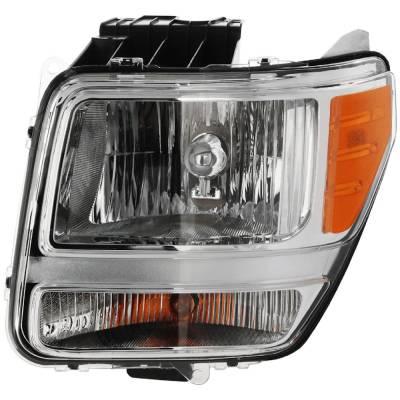 Headlight Compatible With 2007-2011 Dodge Nitro 3.7L 4.0L V6 Ekg Erh Left Driver Side Halogen