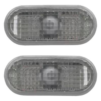 Rareelectrical - New Pair Of Daytime Running Lights Compatible With Volkswagen Passat Cabrio Jetta 1998 1999 2000 - Image 1
