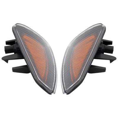 Rareelectrical - Halogen Side Marker Light Assembly Right Left Pair Compatible With 2006-2010 Dodge Charger Sxt Sedan - Image 4