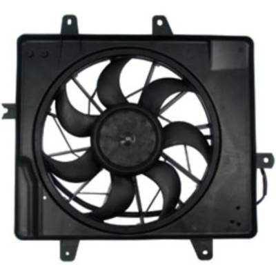 Rareelectrical - New Single Cooling Fan Assembly Compatible With Chrysler Pt Cruiser Couture Edition 4 Cyl 2.4L Pt - Image 1